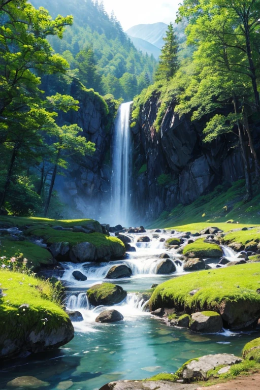 highest quality、landscape、Lush forest、Beautiful views