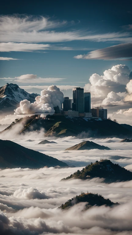 city built on the clouds