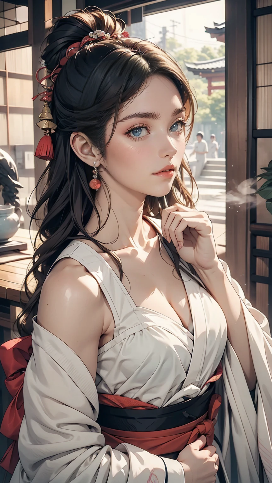 Beautifully saturated photos by Emily Soto, Cute Japanese Idols (Fan Sezan Paod), clavicle, (mature:1.3), highest quality, humid, Fascinating,