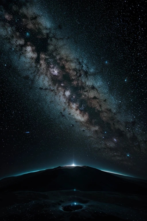 The space Full of stars and galaxy and black hole and nubs
