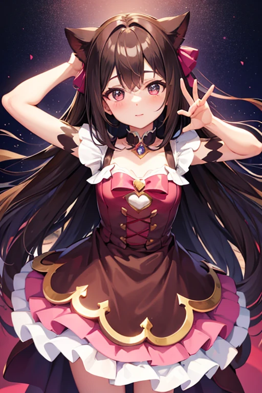 Chocolate magical girl dress