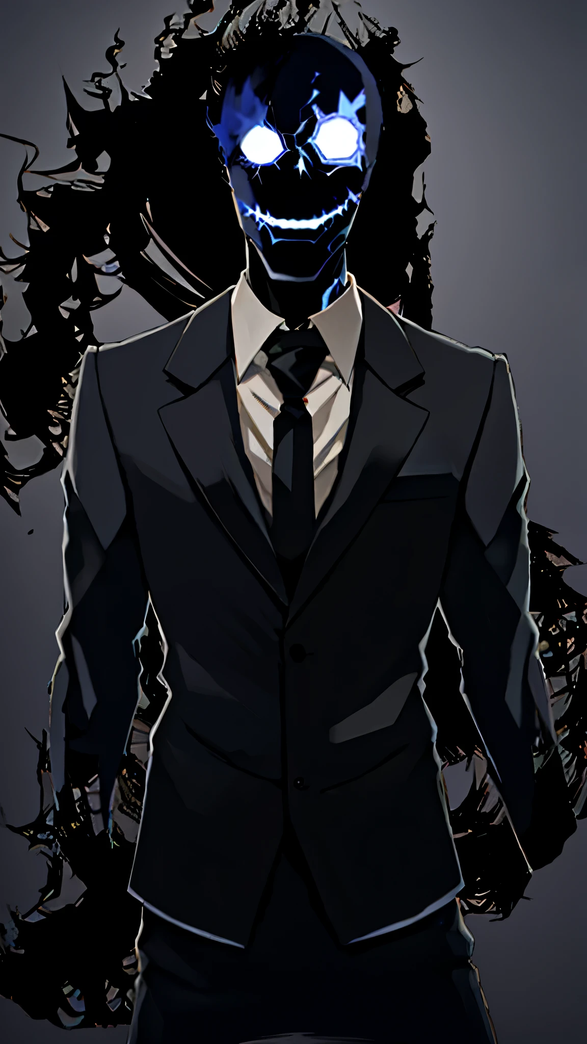 1 boy, alone, Kurofuku, tie, male focus, black suit, Upper body, black pants, Angry