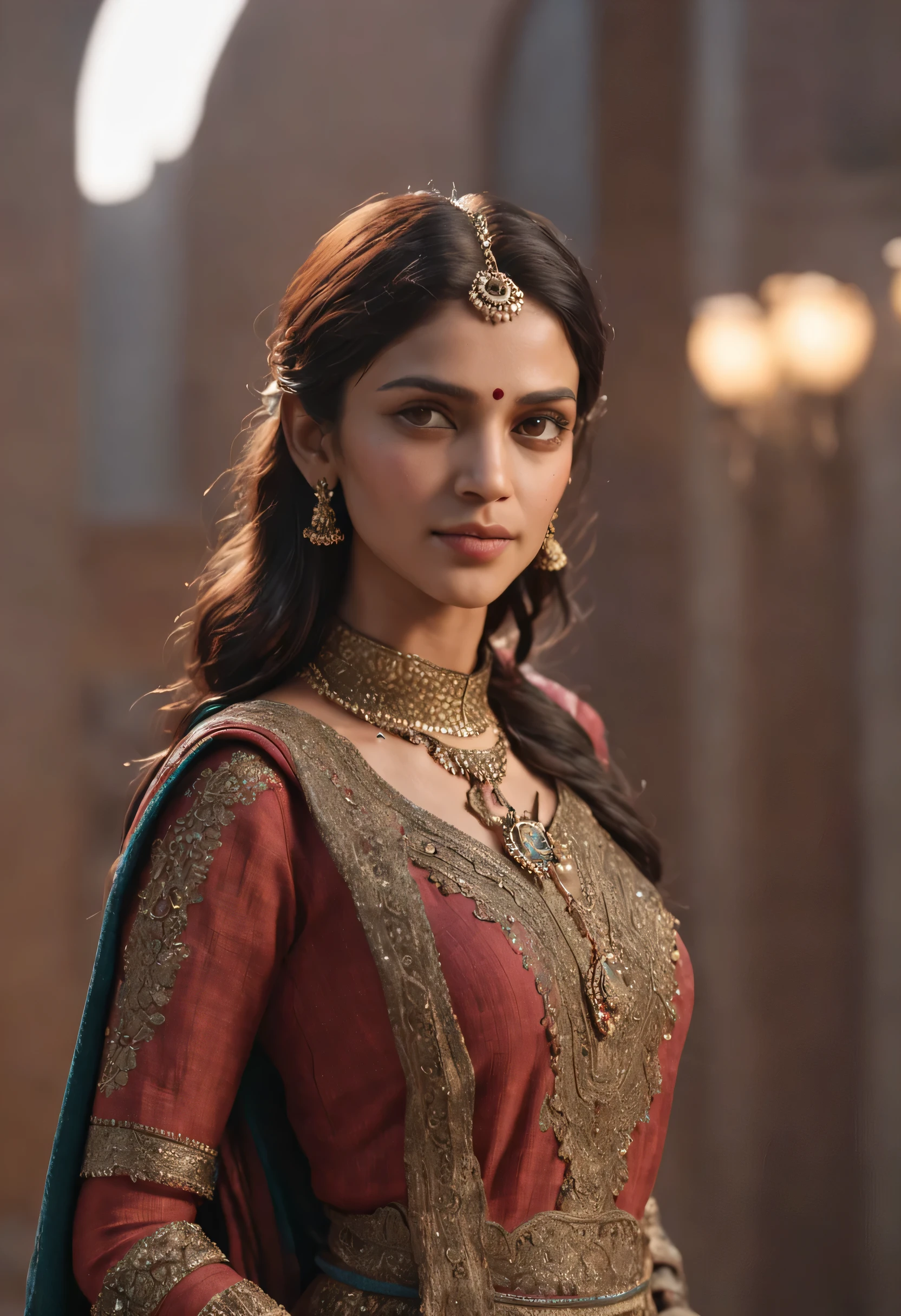 Cinematic, clear facial features and insanely detailed, it captures the essence of the Indian woman with breathtaking beauty. The color grading is beautifully done, enhancing the overall cinematic feel. Unreal Engine brings her to life, making her appearance even more mesmerizing.
With the use of depth of field (DOF), every detail is focused and accentuated, drawing attention to her eyes and hair. The image resolution is at its peak, utilizing super-resolution technology to ensure every pixel is perfect. Cinematic lighting enhances her aura, while anti-aliasing techniques like FXAA and TXAA keep the edges smooth and clean.
Adding realism to the robot-like body suit, RTX technology enables ray tracing, making it look as if it's actually there. Additionally, SSAO (Screen Space Ambient Occlusion) gives depth and realism to the scene, making the girl's presence even more convincing.
In the post-processing and post-production stages, tone mapping enhances the colors, creating a captivating visual experience. The integration of CGI (Computer-Generated Imagery) and VFX (Visual Effects) brings out her robotic features in a seamless manner. SFX (Sound Effects) complement the visual artistry, immersing the viewer further into this fantastic world.
The level of detail is awe-inspiring, with intricate elements meticulously crafted, making the artwork hyper maximalist and hyper-realistic. Volumetric effects add depth and dimension, and the photorealism is unparalleled.
The image is rendered in 8K resolution, ensuring super-detailed visuals. The volumetric lightning adds a touch of magic, highlighting her beauty and aura in an otherworldly way. High Dynamic Range (HDR) technology makes the colors pop, adding richness to the overall composition.
Ultimately, this artwork presents an unreal, yet stunningly real portrayal of an incredibly beautiful girl. The sharp focus ensures that every feature is crisply defined, leaving the audience captivated by her presence.
--v testp