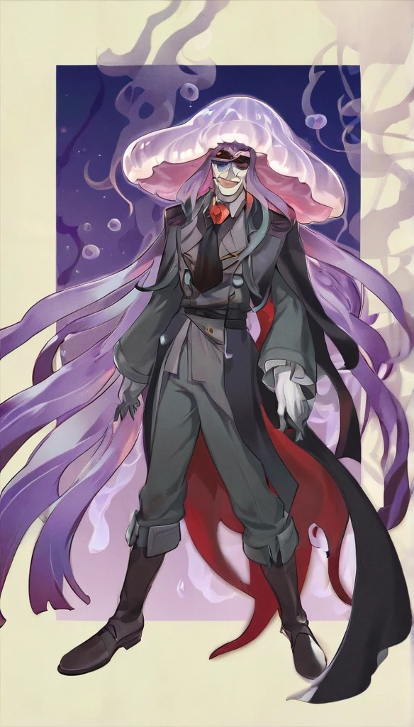 Jellyfish as a male super villain