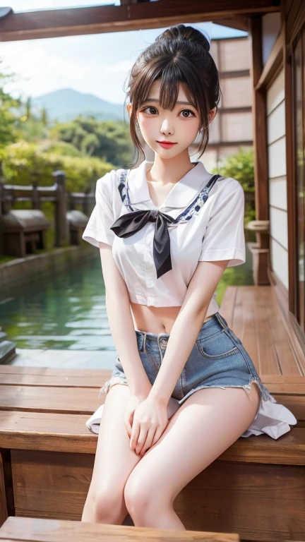 Japanese Idol, 1 Girl, masterpiece, high quality, looking at the audience,