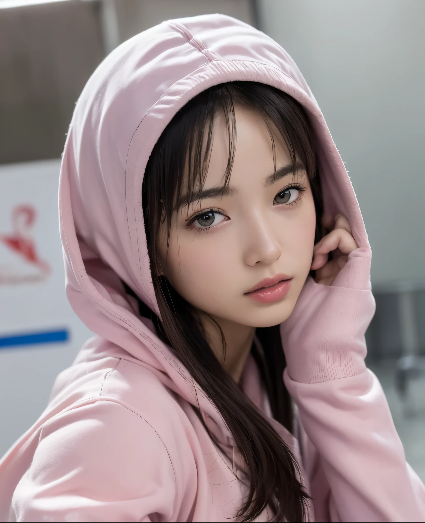 (8k, RAW Photos,highest quality, High resolution:1.1), (Ultra-realistic:1.4),(Realistic, Realistic:1.3),The Beauty of Japan、Rhythmic gymnastics club、Rhythmic Gymnastics Uniform、((Upper Body:1.3))