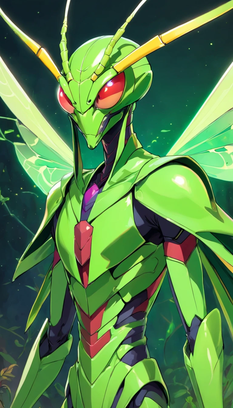 Humanoid mantis as a male super villain