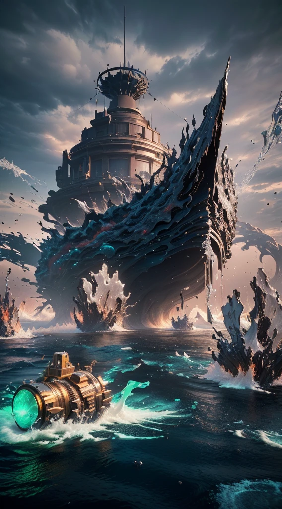 There is a very large red object in the middle of a dark background, 3 d Fluid simulation render, chaotic swirling ferrofluids, rendered in houdini, houdini Fluid simulation, Epic 3D Abstract Model, Fluid simulation in houdini, Fluid simulation, rendered in maya and houdini, rendered, black Fluid simulation, intricate artwork. Octane render
