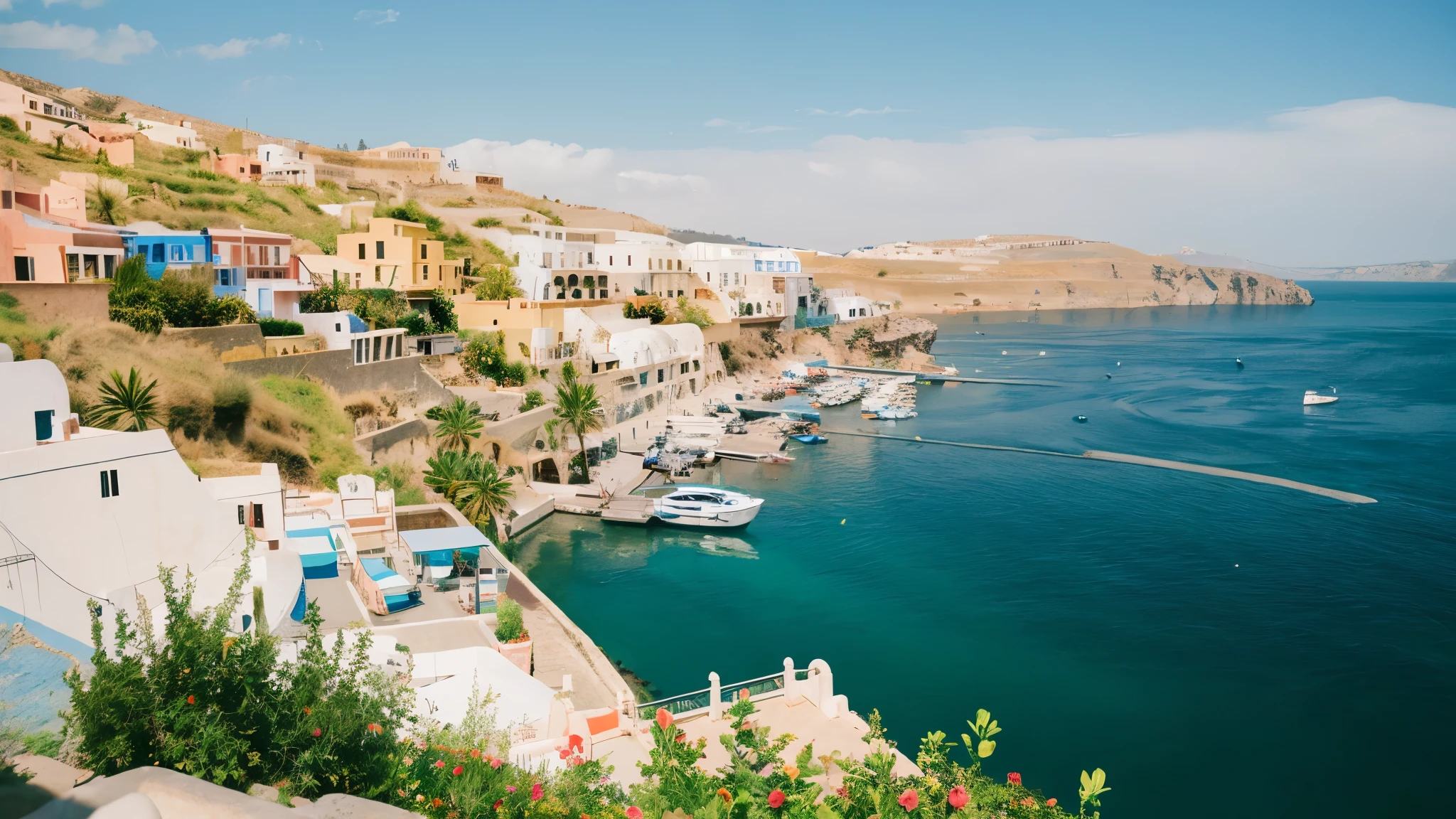 Santorini beach