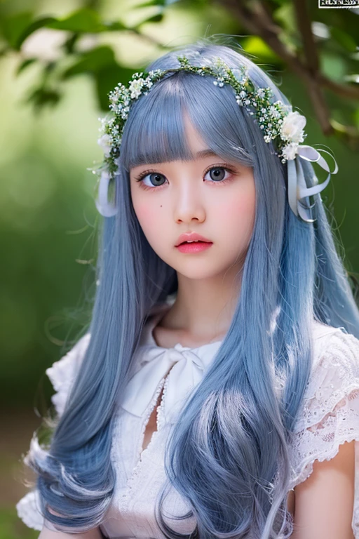 (detailed beautiful eyes and detailed face, masterpiece side light, masterpiece, highest quality, detailed, High resolution illustrations), (1 girl, beautiful girl, Shiny skin), (Sky Blue Hair, Pink eyes, skirt, ribbon, Button-down shirt)(Kneel on the ground)