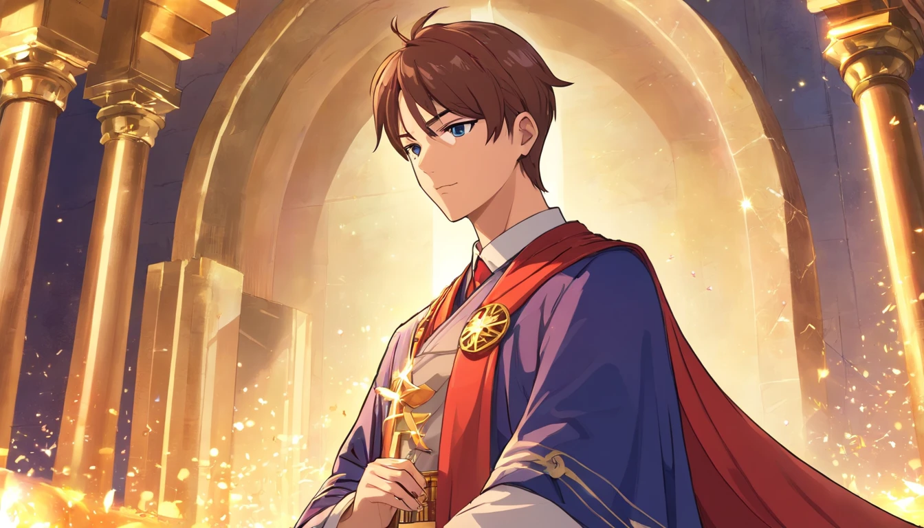 Future Roman Emperor Constantine I、Considered a leader with political astuteness and strategic insight。彼はEconomy and tradeの発展に重点を置き、Will pursue the prosperity of the galactic nation.。Also、彼はReligious Freedomを尊重し、People of different faiths々and will promote inter-ethnic coexistence.。 Constantine I was also a powerful military leader.、未来の彼は国家のSecurity guaranteesに重要な役割を果たすでしょう。He pursued a strategy that combined technological advances with military developments.、We will build modern defense systems to deal with future threats.。 Also、Constantine I recognized the importance of education.、It will focus on disseminating knowledge and promoting culture.。Through his reform of the education system and his encouragement of art and literature,、It will support the education and cultural growth of the people.。 All in all、The future Emperor Constantine I was a strong and ambitious leader.、Economy and trade、Religious Freedom、Security guarantees、We will pursue the development and prosperity of our galactic nation in many areas, including education.。masterpiece。top-quality。Super beautiful。The ultra -The high-definition。detaileds。exquisite。Character Settings。Concept Art。Digital Art。Full body portrait