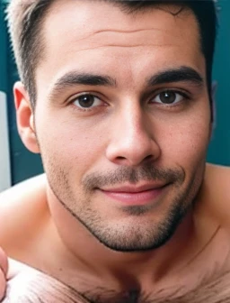 make a finnish masculine man focus on the face.