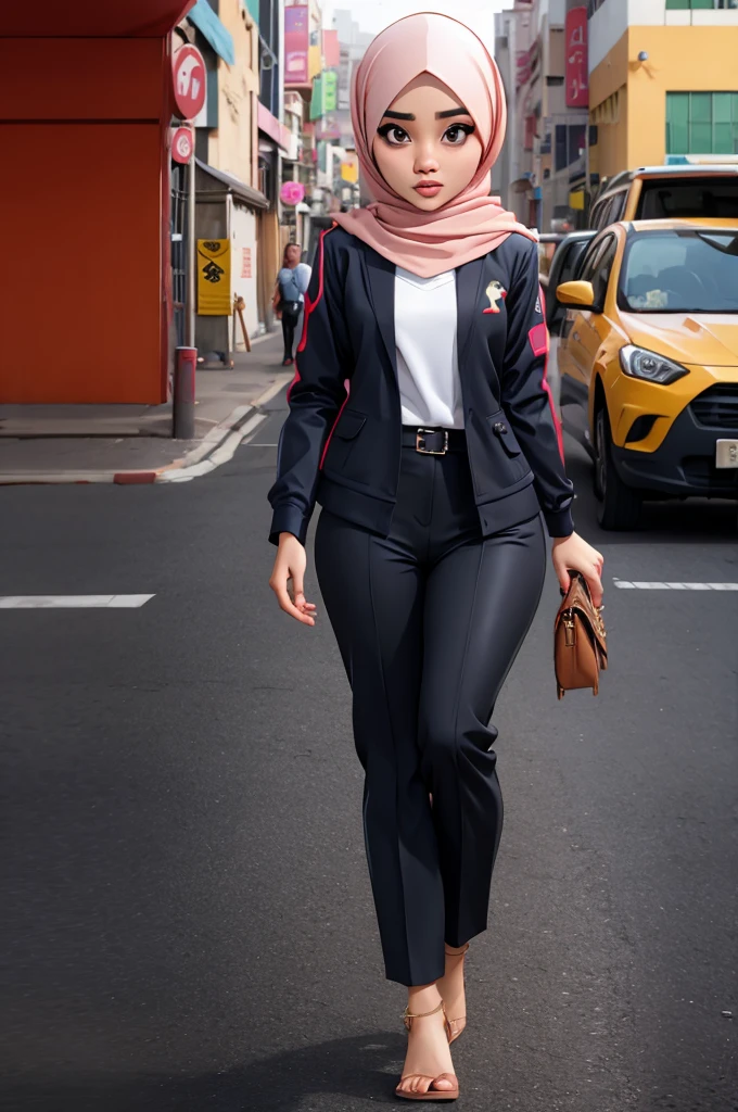 Hijab female from Malaysia jacket boss naked walking 