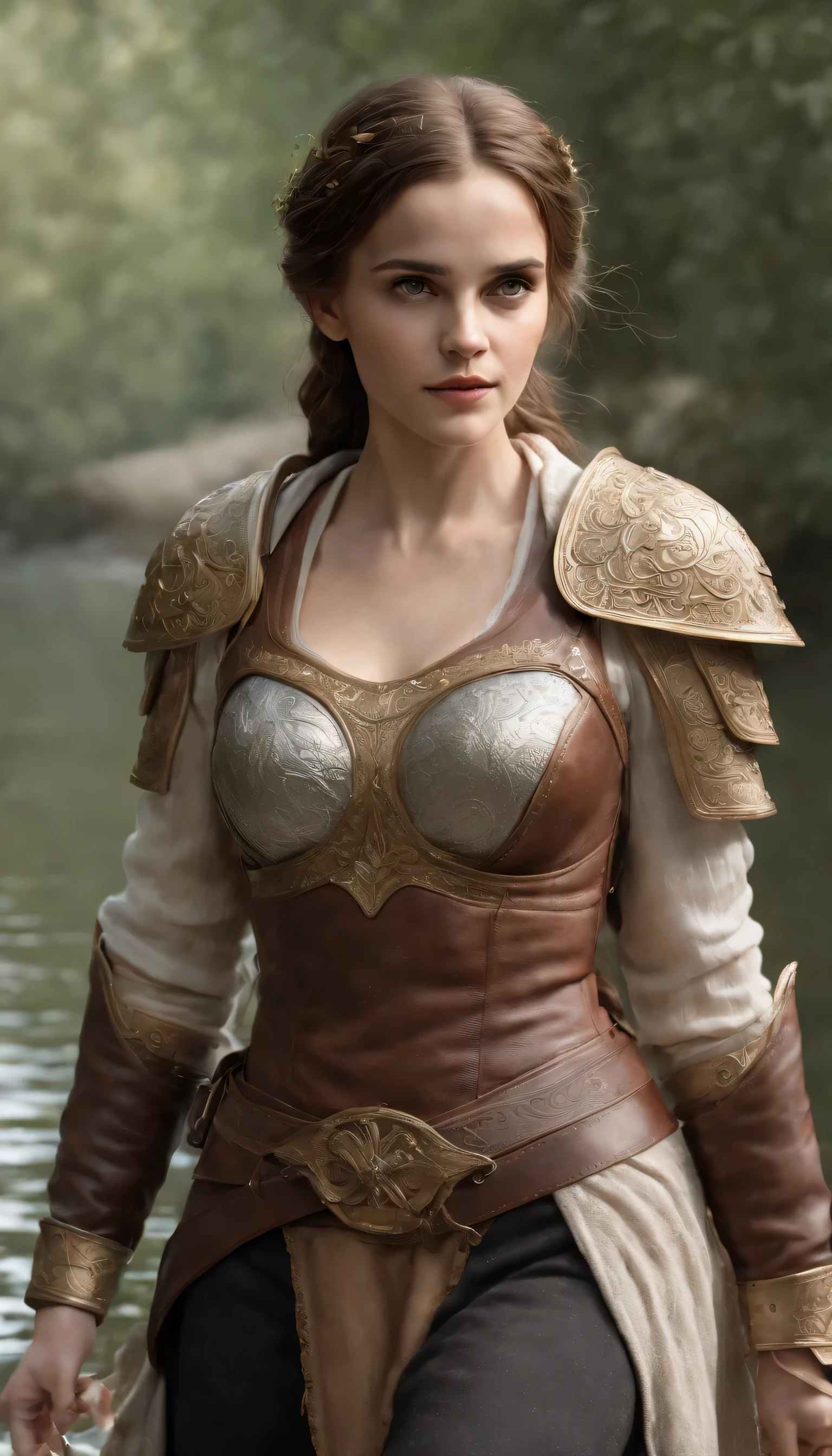 (Professionelles 3D-Rendering:1.3) von (Realistisch:1.3) The most beautiful artwork photo in the world Includes a soft and a warrior woman heroine, ((Epischer Held, Fantasy-sexy Frau, Beautiful appearance, Beautiful eyes very detailed, Beautiful face very detailed, sehr lange welliges wildes rotes Haare und sinlich Ausdruck in dynamischer Pose, She is a warrior, She is a warrior with very realistic armor, Fantastische Lage, majestic, Verwirrende Umgebung)), Full-body rendering of 8K units, Action-Schuss, sehr dunkle Beleuchtung, Heavyshading (Schwere Schattierung) (Schwere Schattierung) (Schwere Schattierung), detailliert, detailliertes Gesicht wie Emma Watson, (Lebhvont, Realistisch fotogrvonieren, Realistisch, dramatisch, dunkel, scharfer Fokus, 8K), (leicht bekleidet mit duchsichtiges Stoff), ((((halbnackt, He floats above water)))), (kompliziert:1.4), (Highly detailed:1.4), digitale Malerei, Rendering von Octane, Kunststationen, konzept-kunst, glatt, scharfer Fokus, Illustration, Kunstkeim, (loish:0.23), Wlop Ilya Kuvshinov, und Greg Rutkowski und Alphonse Mucha Gracias, (globale Beleuchtung, Studiolicht, Voluptisches Licht), Regenguss, Partikel schweben, Bengel, Hirngespinst, elf, Full Body Esbian, ((Dunkler und alter Stadthintergrund:1.3)),CGSesociety,Kunststationen