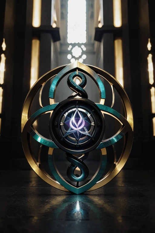 Imagine a central symbol made up of three stylized figures, representando as Moiras do Destino, cada uma com um atributo associado: uma tecendo, outra medindo e a terceira cortando. These figures could be intertwined in an elegant and mysterious way, sugerindo o poder sobre o destino. Around that central symbol, an aura of mystery and intrigue, representada por elementos sutis de veneno, like sinuous serpents or poisonous mist. the number "3" poderia ser integrado de forma harmoniosa ao design, perhaps as a part of the details of the figures or as a distinguishing mark next to the main symbol. As cores seriam predominantemente escuras, como roxo profundo ou verde escuro, adding a sense of sophistication and mystery to the logo.