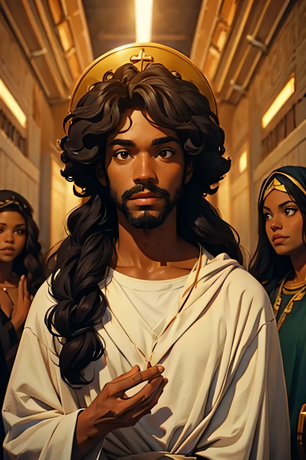 black Jesus in heaven