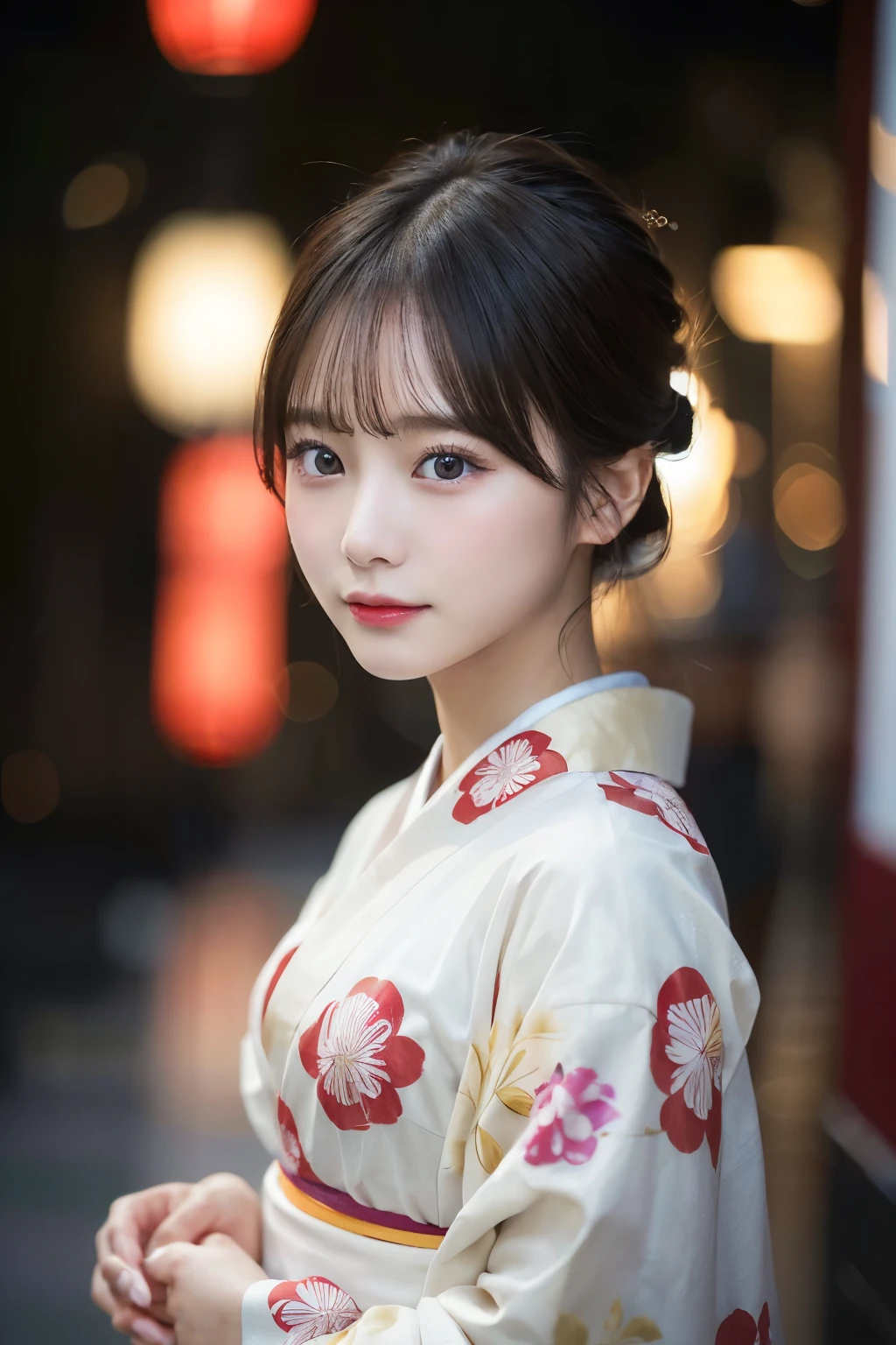 (kimono)、masterpiece、beautiful girl、Beautiful fine details、highest quality, 超A high resolution, (reality: 1.4), Cinema Lighting、(Japanese Girls)、so beautiful、Beautiful Skin、(Looking at the audience)、(Surreal)、(High resolution)、(8k)、(Very detailed)、(Beautiful details)、(Very detailed)、 (wallpaper)、Detailed face、Bright lighting、Professional Lighting