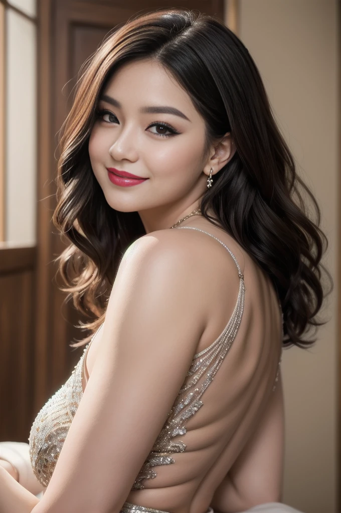 Young nepali Beauty fashion model posing,8k, masterpiece,the model look like K , best quality,sony a7, 50 mm, beautiful skin, pores, colors, hyperdetailed, hyperrealistic) ,wearing a ,the picture is the best picture of 2023,it look so realistic ,long hairs , wearing camisole ,looking at the camera, (photo, studio lighting, length -Full length,theme- portrait,the picture look look like highly professional photography,The model look 40% look alike Nora fatehi l,Dress - babydoll night wear