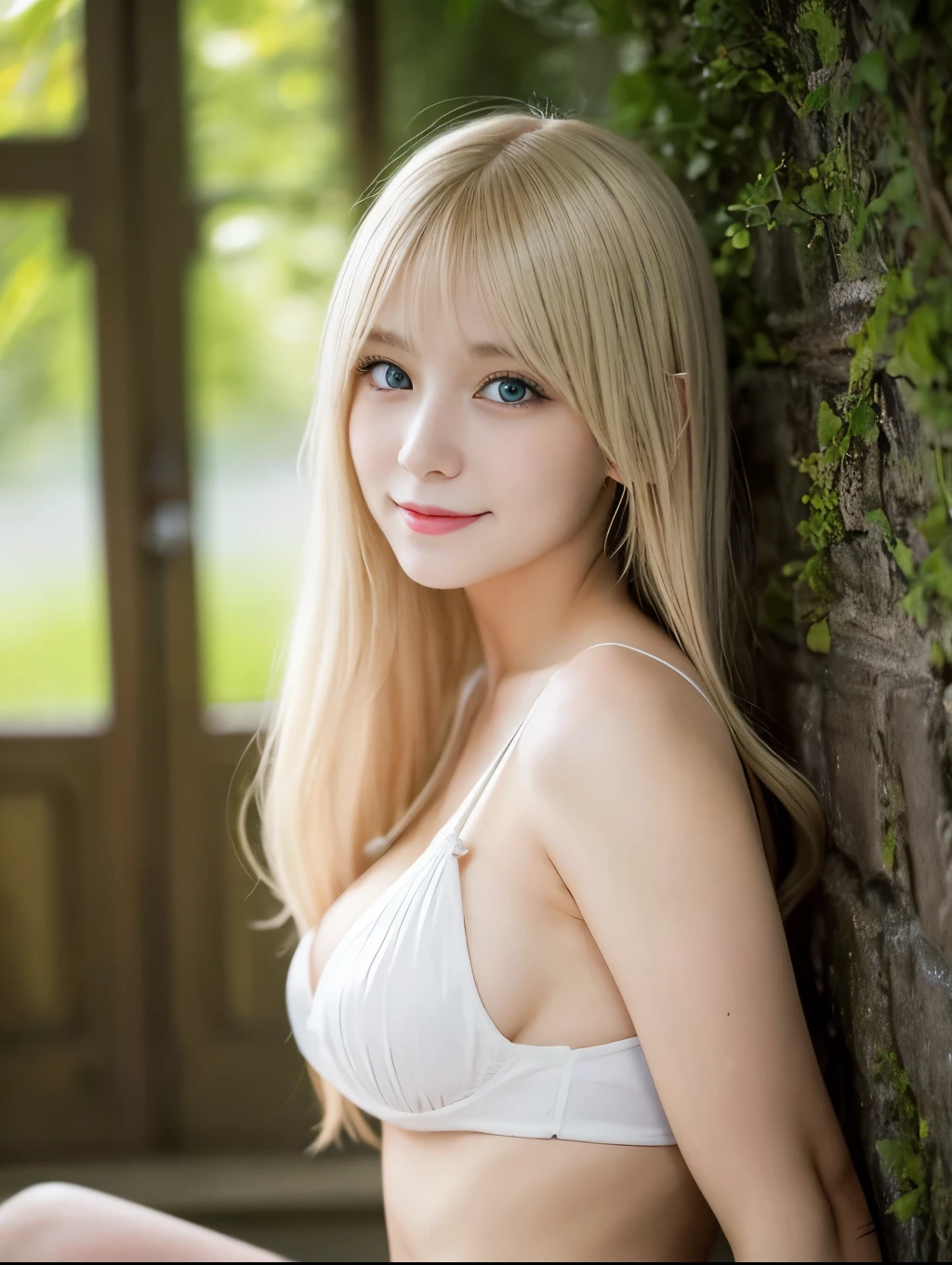 幻想的な空間に佇むbeautiful女性, ((Succubus:1.3)), 98k, {{masterpiece}}, highest quality, expensive quality:1.4), {{[[Front view}}, eye_touch,Multiple photo poses)]], Very cute face, and very pretty eyes, Cute Images, Cute Images, {{Half Body}}, {{{{{{{{Long legs}}}}}}}}, {{{{Sexy Body}}}}, {{{{{{背のexpensive女性}}}}}}, {{Height: 177cm}}, alone, beautiful, Lovely, Adorable, Pale skin, {{18〜22 year old German woman}}, look beautiful German girl and blue eyes or green eyes with platinum blonde hair color), Scandinavian German women, {{{{{{{{{{Half Girl}}}}}}}}}}, {{{{{{{{{{expensive_Heel}}}}}}}}}},Large Breasts，Beautiful belly button，Beautiful pelvis，Smiling,Random sexy poses
