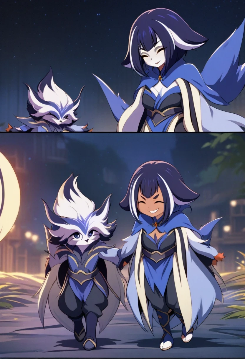 (shylily/(Twich/):1.5),(masterpiece:1.2),(best quality:1.2),Japanese cartoons,shortcut、Large Shield:Night photos、armor:Black Rose Armor、dagger:new moon、Smile、Black half bodysuit、Large Shieldを構える