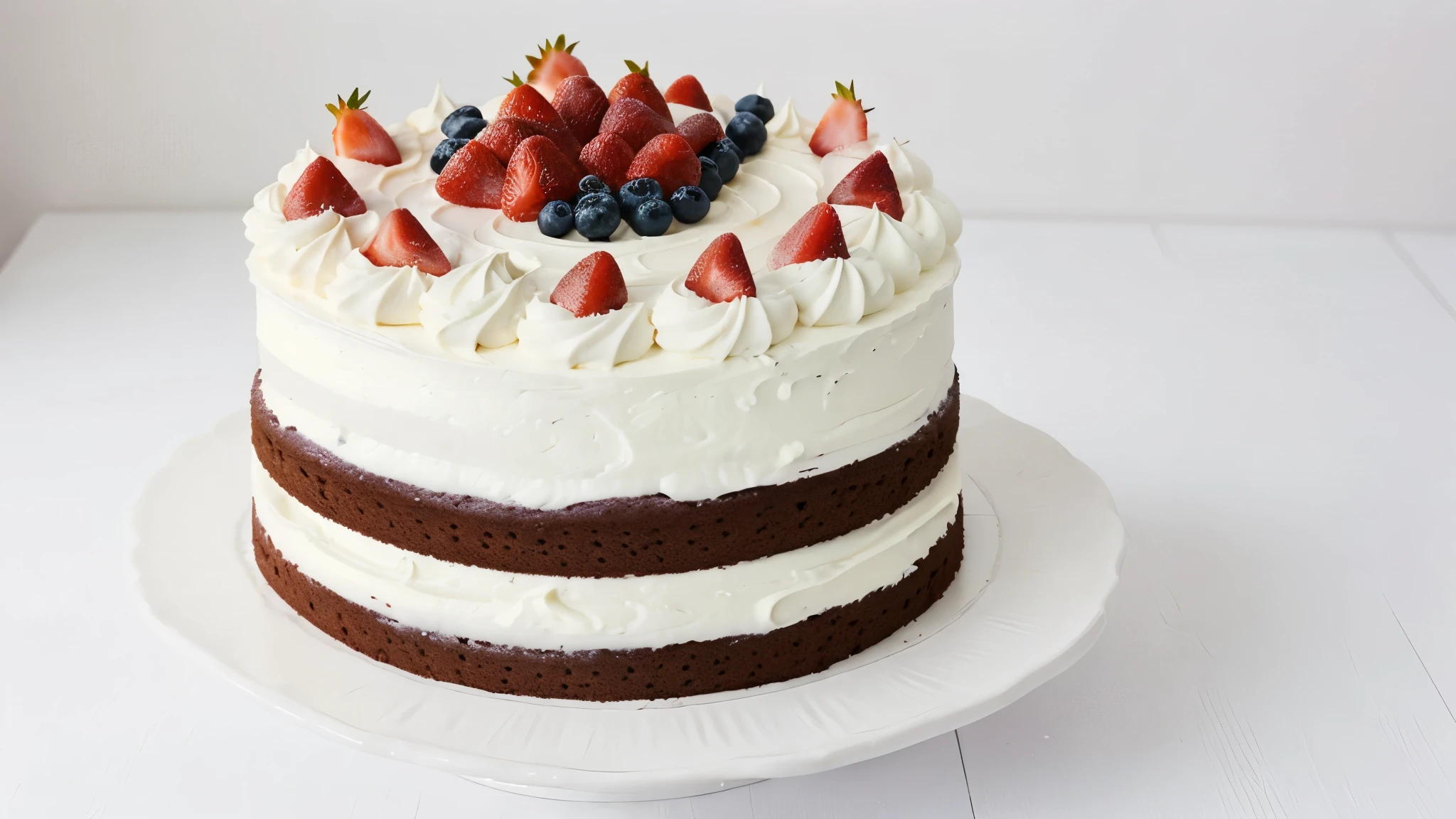 Delicious cake ,delicious, White background, sharp