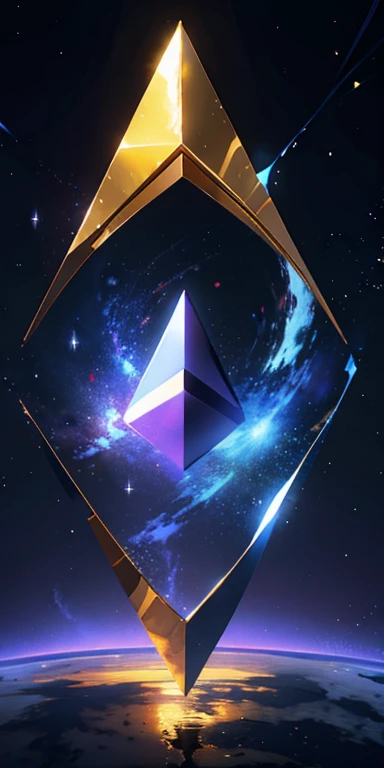 A wonderful image of the Ethereum logo