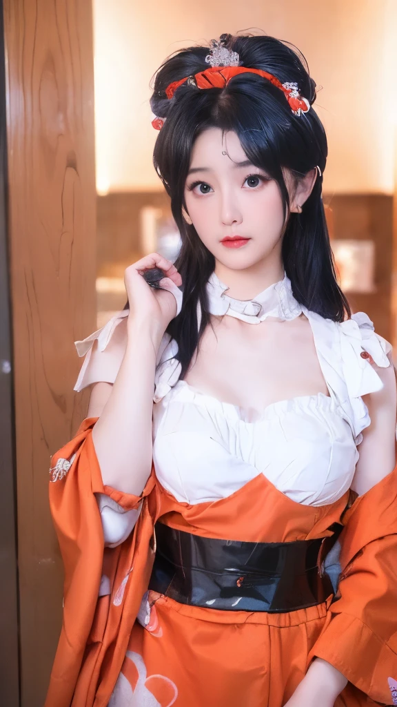 Top quantity,Ultra-high definition resolution, Ultra-fine face, (),Long eyelashes, Very detailed lips, delicate eyes, Double eyelids, Makeup face. Hair accessories, grace, enchanting,
((Beautiful Japanese geisha. Wearing red kimono. Bare shoulders )),
just showing his face. Pretty Face. charming. Makeup face. and lips with red lipstick. Long eyelashes. just showing his face. Pretty Face. charming. Makeup face. and lips with red lipstick. Long eyelashes. just showing his face. Pretty Face. charming. Makeup face. and lips with red lipstick. Long eyelashes. In front of the make-up mirror