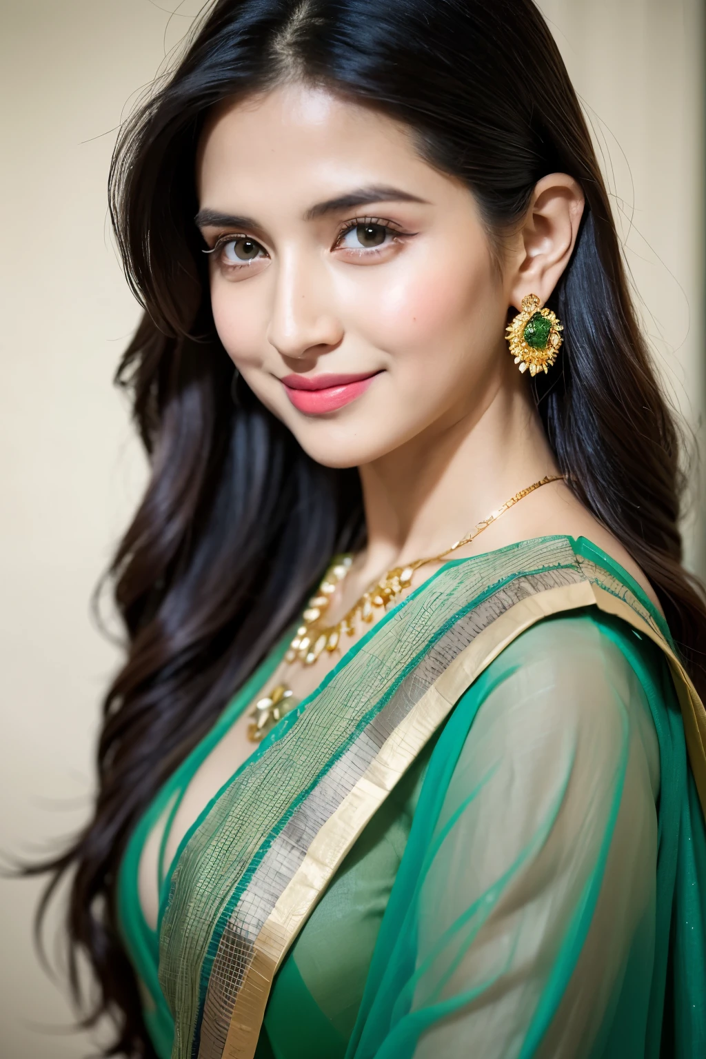 Wear Saree sitting, gorgeous royal, ((Katrina kaif:1.2)), jewellery, gem, necklace, gold bracelet, anklets, thick lips, skindentation, parted lips, ulzzang-6500-v1.1, portrait of a beautiful Indian woman, From Golden Skin, 27 years old, Pretty woman, Indian model, (in saree) (Slim abdomen), (Perfect slim figure), (Dynamic pose), Solo, ((open crotch)), (((bare ass))), (Slim:1.1), 1 woman, (Full figure:0.9), Beautifully detailed sky, sunny day, Mumbai city, On the street, detailed Mumbai street, Indian clothes,(( long sleeve dress)), ((chiffon saree with open pallu)), medium hair, smile, closed mouth, lips, saree covered with full body, detailed beautiful round eyes, Indian women, Asian women, Beautiful face, photorealistic, rim lighting, two-tone lighting, gold bracelet, thick lips, indentation, parted lips, (detailed eyes), light blonde hair, blue eye, details still clear, honey-coloured, fluffy turned, HDR, shallow depth of field, broad light, backlighting, bloom, light sparkles, chromatic aberration, sharp focus, Nikon Z 85mm, unparalleled masterpiece, ultra-realistic 8k photos, best quality masterpiece, best quality, (photorealistic:1.2), (realistic:1.5), (hyperrealistic:1.2),(photorealistic face:1.2), (close up:1.6), (light blonde hair), (blue eyes), ((big cheeks)), (beautiful face:1.8), (detailed face:1.6), (medium breast:1.2), (detailed bright eyes:1.5), (eyelashes:1.4), (smiling:1.3), (detailed long black hair), (Green saree:1.5), (narrow waist:1.5), (thigh: 1.5), (realistic human skin:1.6), (full curvy body) (detailed eyes), (seductive pose), (detailed facial features), (detailed clothes features), (necklace), (earrings), (bracelet), ( Silk Green saree),(Photorealistic:1.4), (High Quality: 1.2), Raw photo, (Perfect body shape), Uniform, Deep shadows, Unobtrusive, Cold light 12000K,