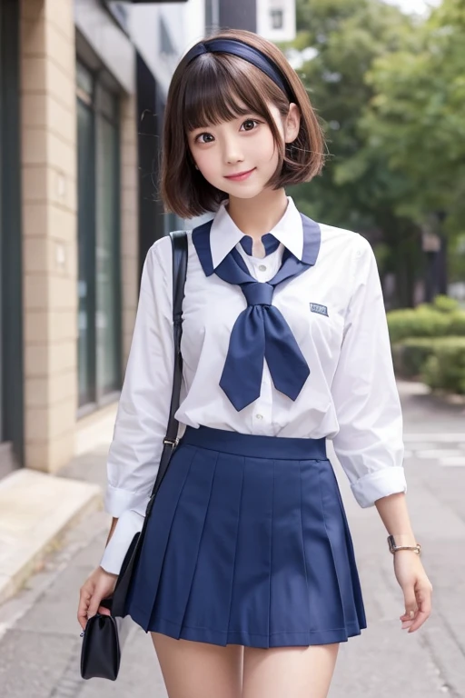 Cute Girls､girl uniform､Bob Hair､mini skirt