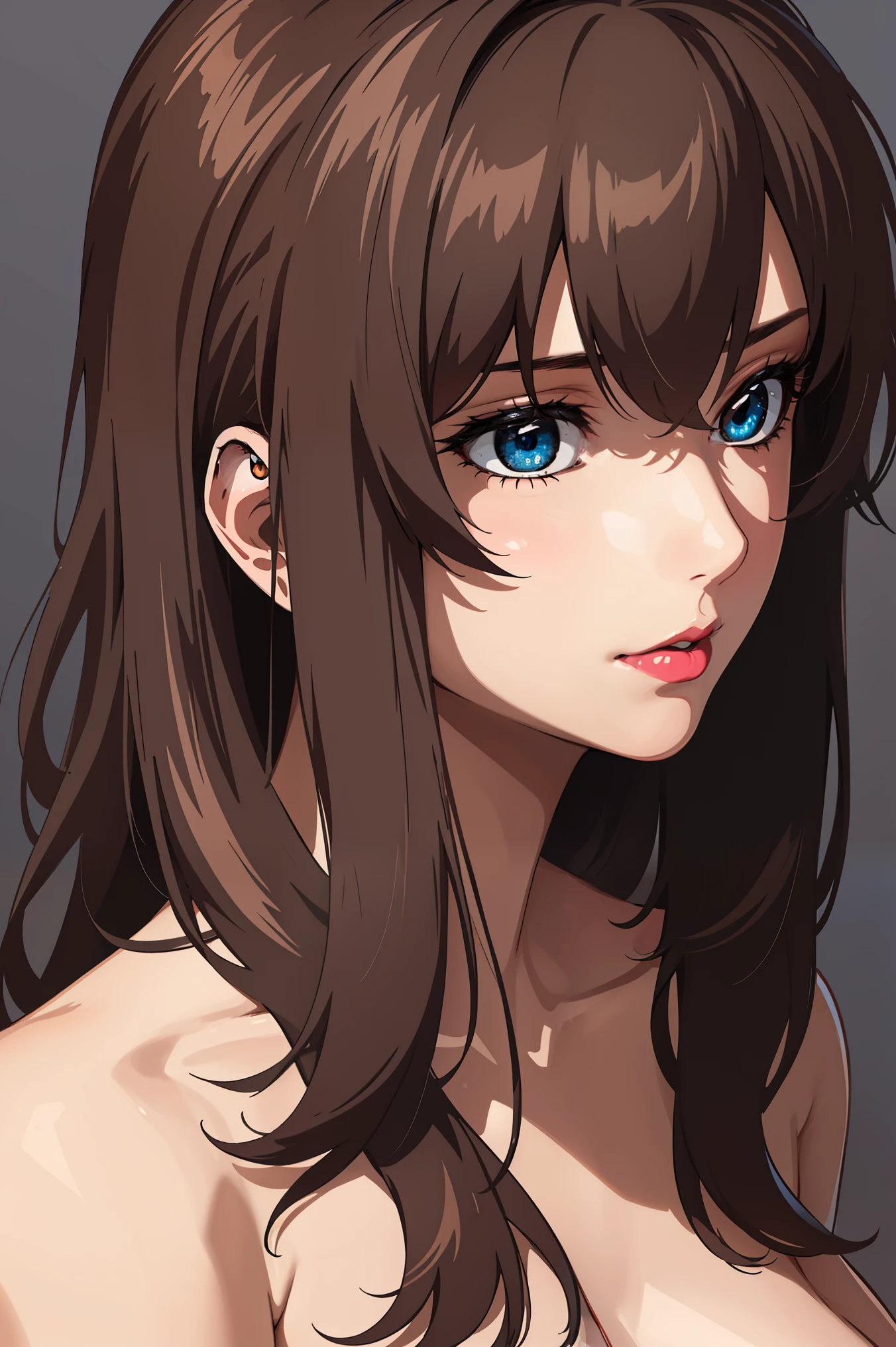 bangs,brown_hair, long_hair,red eyes,lipstick,makeup,
BREAK (nude:1.2)
BREAK from front, arms behind back, standing,
BREAK (masterpiece:1.2), best quality, high resolution, unity 8k wallpaper, (illustration:0.8), (beautiful detailed eyes:1.6), extremely detailed face, perfect lighting, extremely detailed CG, (perfect hands, perfect anatomy),