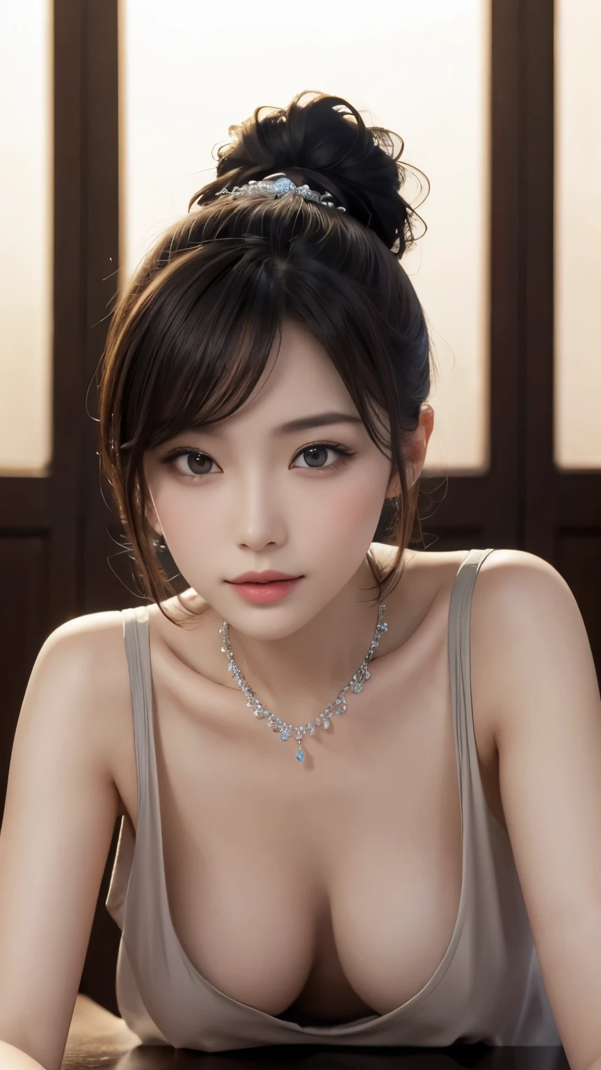 最high quality, masterpiece, High resolution, One girl,China dress,hair ornaments,necklace, jewelry,Beautiful Face,On top of that_body, Tyndall effect,Realistic, Dark Studio, Rim Light, Two-tone lighting,(Skin with attention to detail:1.2), 8K Ultra HD, Digital SLR, Soft lighting, high quality, Volumetric lighting, Frank, photograph, High resolution, 4K, 8k, Bokeh,