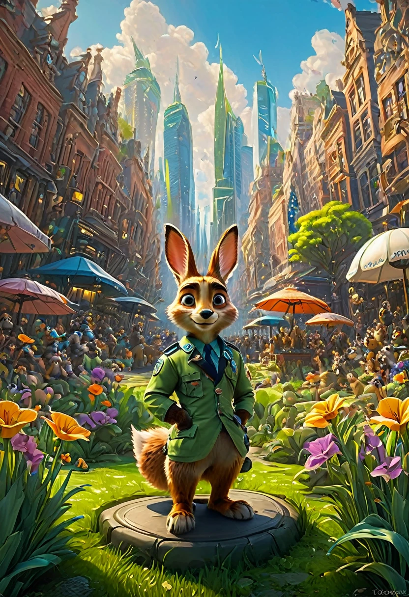 Rabbit Ears, by Zootopia, best quality, masterpiece, very aesthetic, perfect composition, intricate details, ultra-detailed