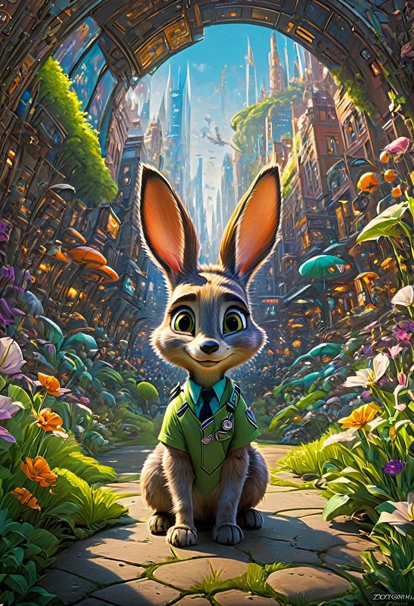 Rabbit Ears, by Zootopia, best quality, masterpiece, very aesthetic, perfect composition, intricate details, ultra-detailed