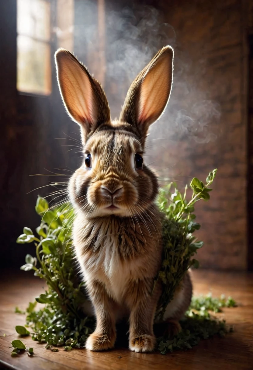 Rabbit Ears, by joel robison, best quality, masterpiece, very aesthetic, perfect composition, intricate details, ultra-detailed