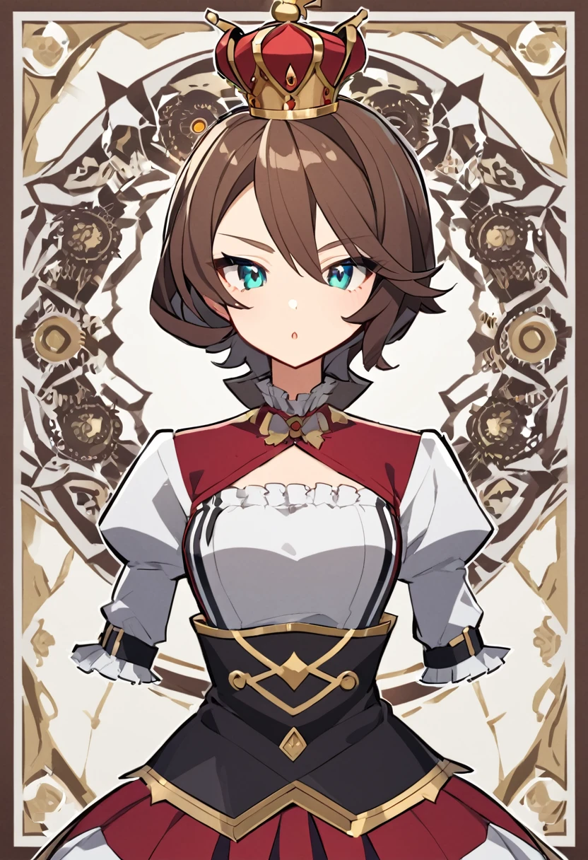 Uma Musume TM Opera O Overlord Brown Hair Short Crown TM