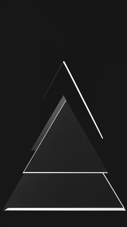 symbols, unique, simple, black and white, triangle