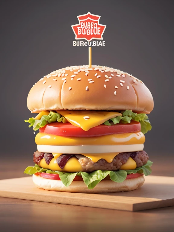 crie logotipo com nome de hamburgueria Prime Burguer