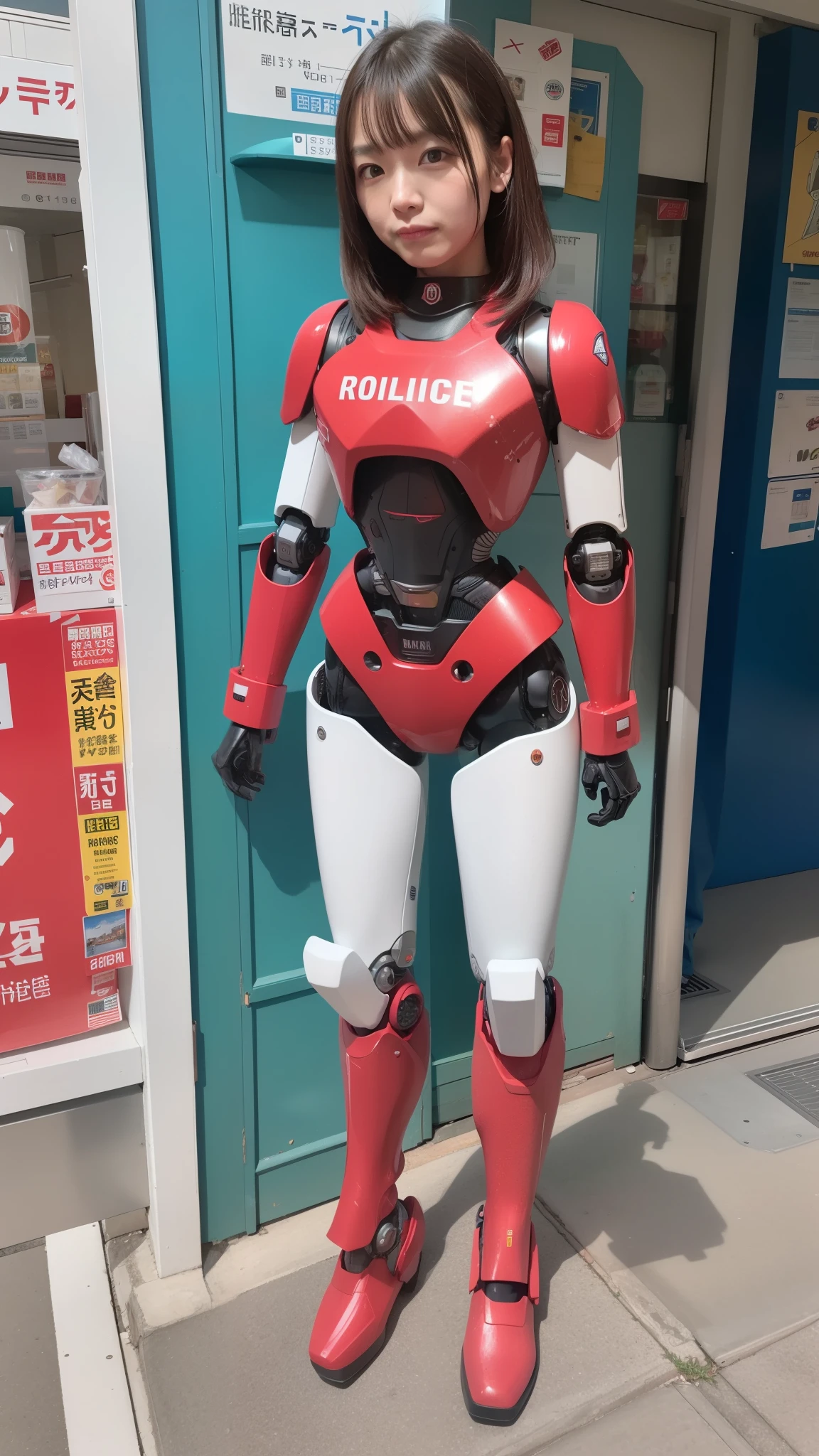 armored robot, Police, robot