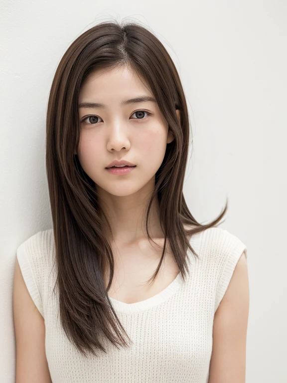 (Highly realistic photos, High resolution, Detailed face, Fine Eyes), ((Photographed in front of a white wall))、Japanese women, 15 years old, various expressions, alone:1, Slim figure, Various Hair Styles, There is only one person in the photo、Photographed in natural light、Don'Don't look at the camera、profile、Dark brown hair color、Bob Hair、Sexy Looks, Extremely small、Small breasts、short hair, bottomless、(((Completely naked:1.3)))、Take off your clothes、(((Showing Pussy、Spread your legs、split、sit、Lift your legs、Detailed pussy)))、Cowgirl、Full Body Shot、Open Pussy、
