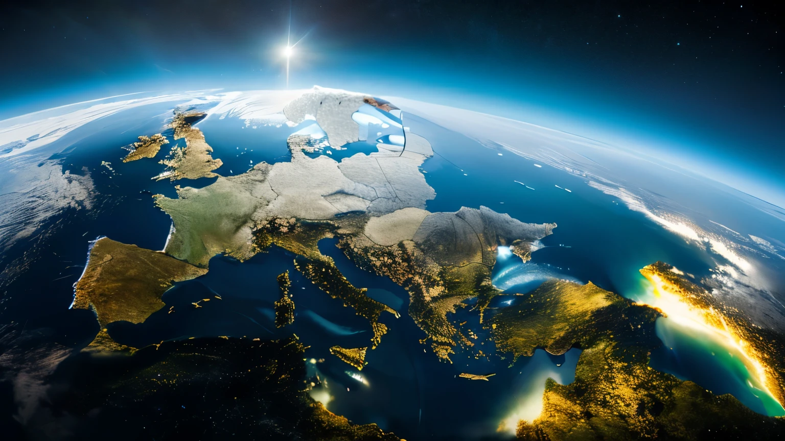 Planet earth from space, close up greece , cosmic, ocean (( black backround )) ((stars)), oceans, ice, planet , 8K resolution, ultra detailed, Fantasy vibe, centered, dreamlike, intricate detail, Cinematic Lightning, Unreal Engine, Realistic, Photorealistic, Hyper-detailed, insane details, Super-Resolution, Megapixel, FKAA, TXAA, RTX, SSAO, Post Processing , green forest , 