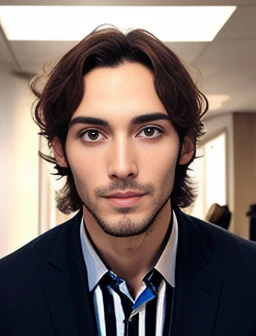 photo of a perfect Asmonean jew man, focus on the face, image with color.