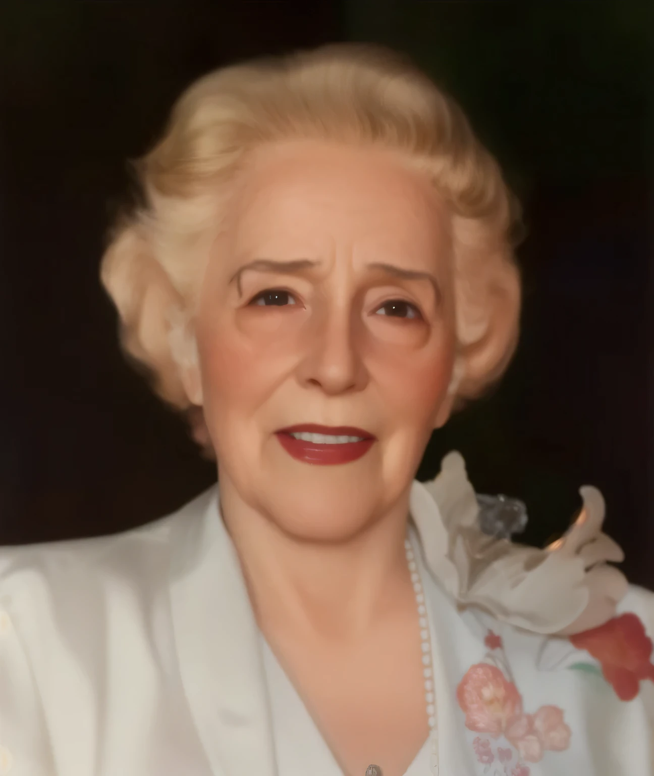 Mujer , He is 97 years old and has wrinkles on his forehead,ojeras ,