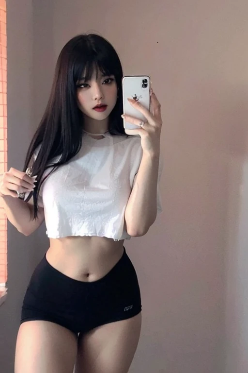 Erotic girl, Extremely Realistic, extremely sexy, very beautiful, big ass, thick legs, 8K, Extremely beautiful, beautiful face, Vampire, dark supernatural vibe, cinematic lighting, ultra realistic, high quality, 16k, Alonea, sexy, seductive eyes look, indoors, gigiandalucia, 1 hot girl, long black hair, realistic eyes, pale-white skin (illuminated), lipstick, capelette, sexy gothic, neckband, natural big breasts, big hips, thick legs, realistic shading, blurred background, depth of field, dream atmosphere, vampire gothic aesthetic,