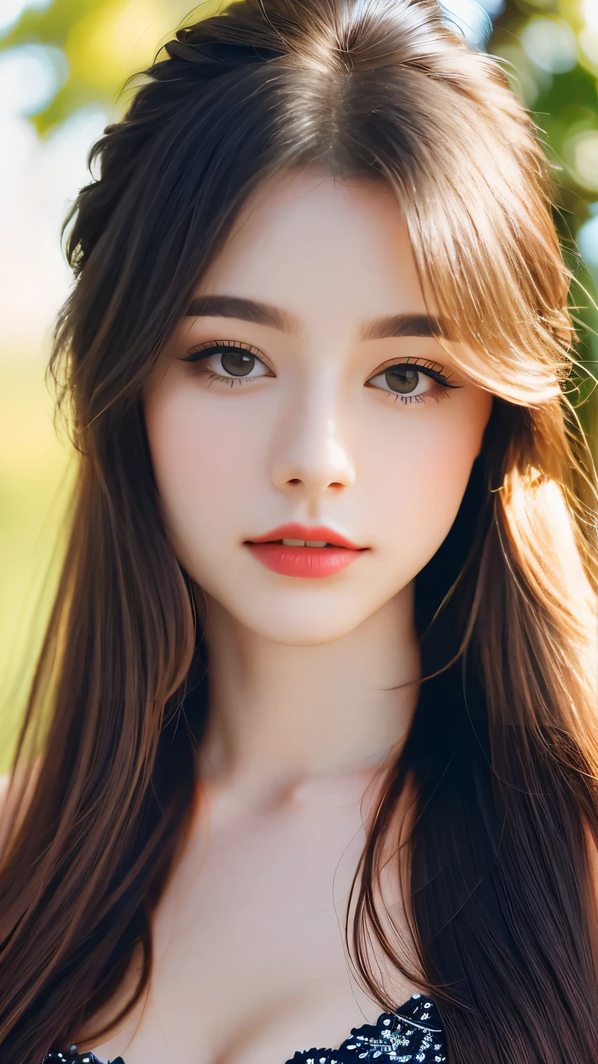 Ultra-Genuineistic、 Ultra-detailed Golden Time Portraits、 最high quality、 8k、Highest Level、 Ultra-high resolution、(Super beautiful face:1.5)、(Detailed face:1.5)、(Fine grain:1.2)、(Detailed Lip:1.2)、(Detailed nose:1.2)、((Cleavage))、(Use all techniques, Any style, Random outfit ,choose eye color, Hair and hairstyle)、(For your wonderful work、Calm、We recommend you choose a background that matches perfectly。, Diverse random creation)、(Use all techniques of combining materials, nature, artificial, (Light, heavy, Airy), Metal, Elements and fantasy magic, Any style, Whatever you wear, Choose your eye color, ((Hair color is different from eye color)), Dynamic Random Fancy, Professional Hairstyles)、 One girl:1.4. 22 years old、Fashion Supermodel、Genuine:1.66、photoGenuineistic:1.66、(Very delicate and beautiful、Fine details:1.3)、masterpiece、 最high quality、 (high quality)、 (Absurd)、 (Sharp boobies)、(Glamour, Paparazzi take pictures of her)、 Contrast、 (dark shot:1.07)、 Long 2 Blue_eyelash:1.22、 (dark_eye shadow:1.3)、 red_lipstick:1.45、((Perfect round eyes))、 (dark_pink_compensate:1.24)、(Matte skin:1.3)、(Cowboy Shot:1.5)
