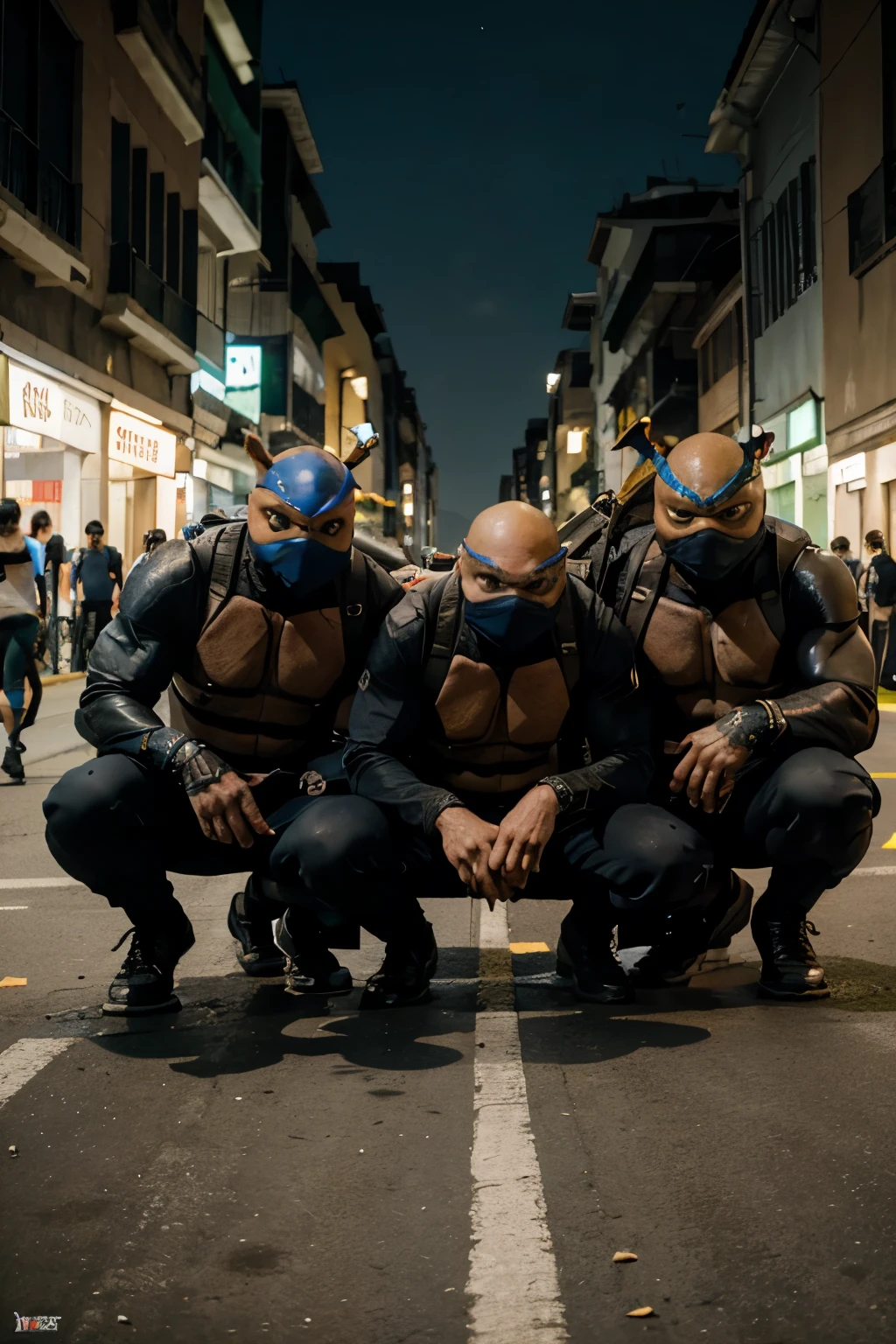Ninja turtles in São Paulo