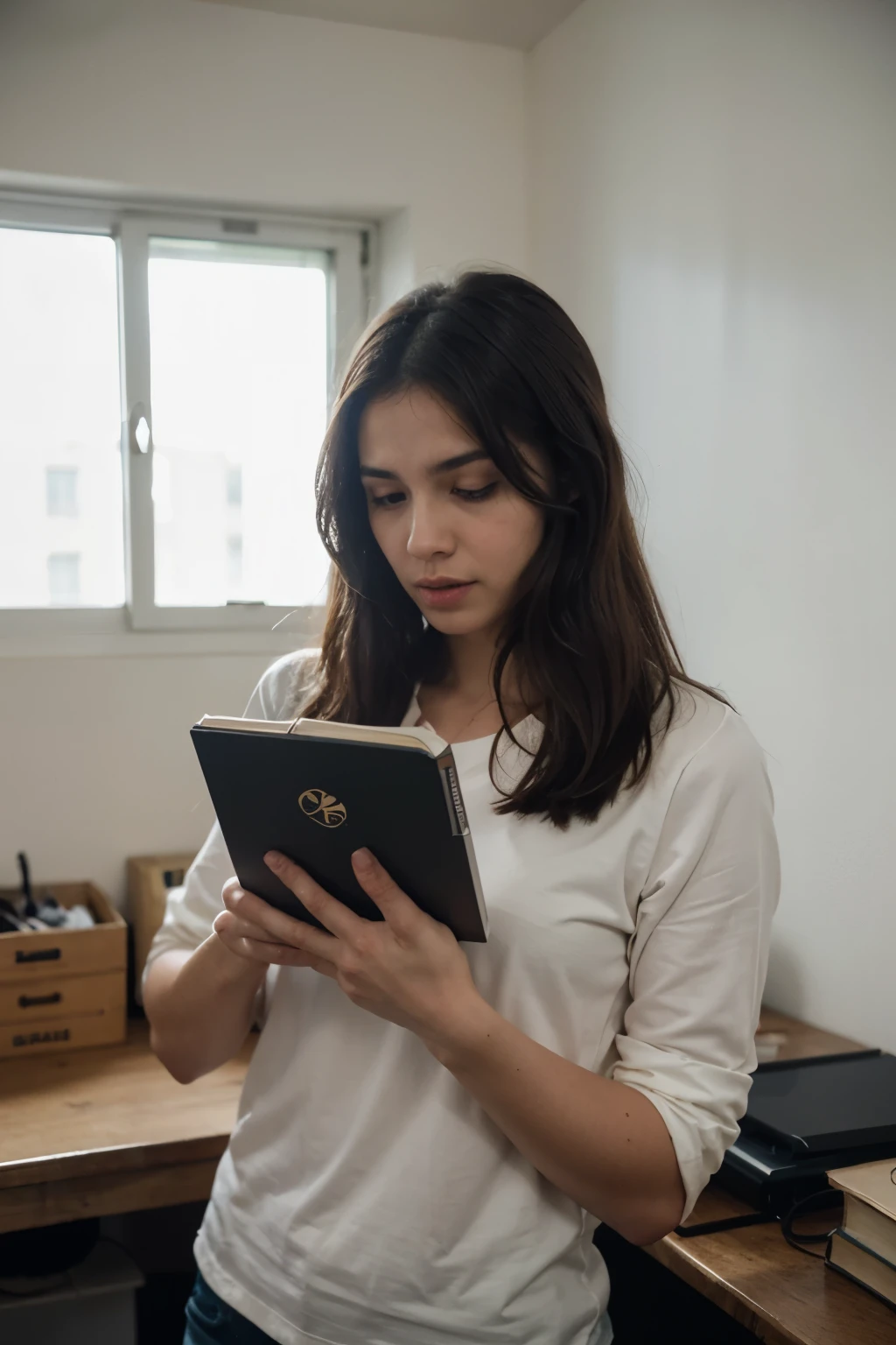 computador perto de livros de estudo
