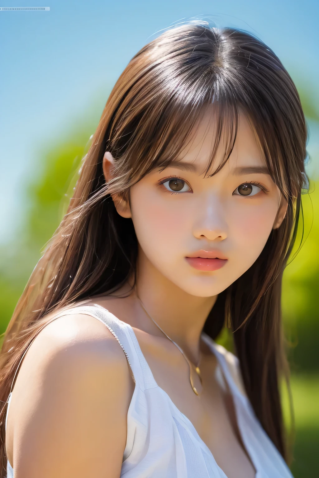  (8k, RAW Photos, highest quality, masterpiece:1.3), (Realistic, photo-Realistic:1.4), (Highly detailed 8k wallpaper), Sharp focus, Depth of written boundary,
 Japanese Idols,very cute,10 years old ,(Long and straight hair :1.3 ), Upper Body, Highly detailed face and eyes,(Shiny skin:1.2),Cinema Lighting, Soft Light, Blur the background, Bokeh , ( Dynamic pose:1.3), (It&#39;s snowing outside、A winter café with a warm fireplace inside)