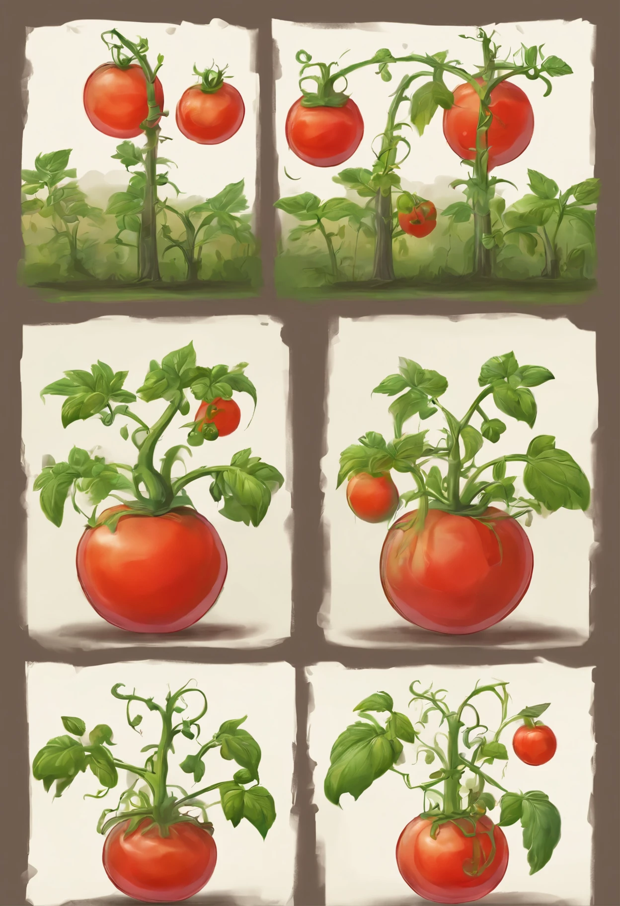 Tomato growth stages