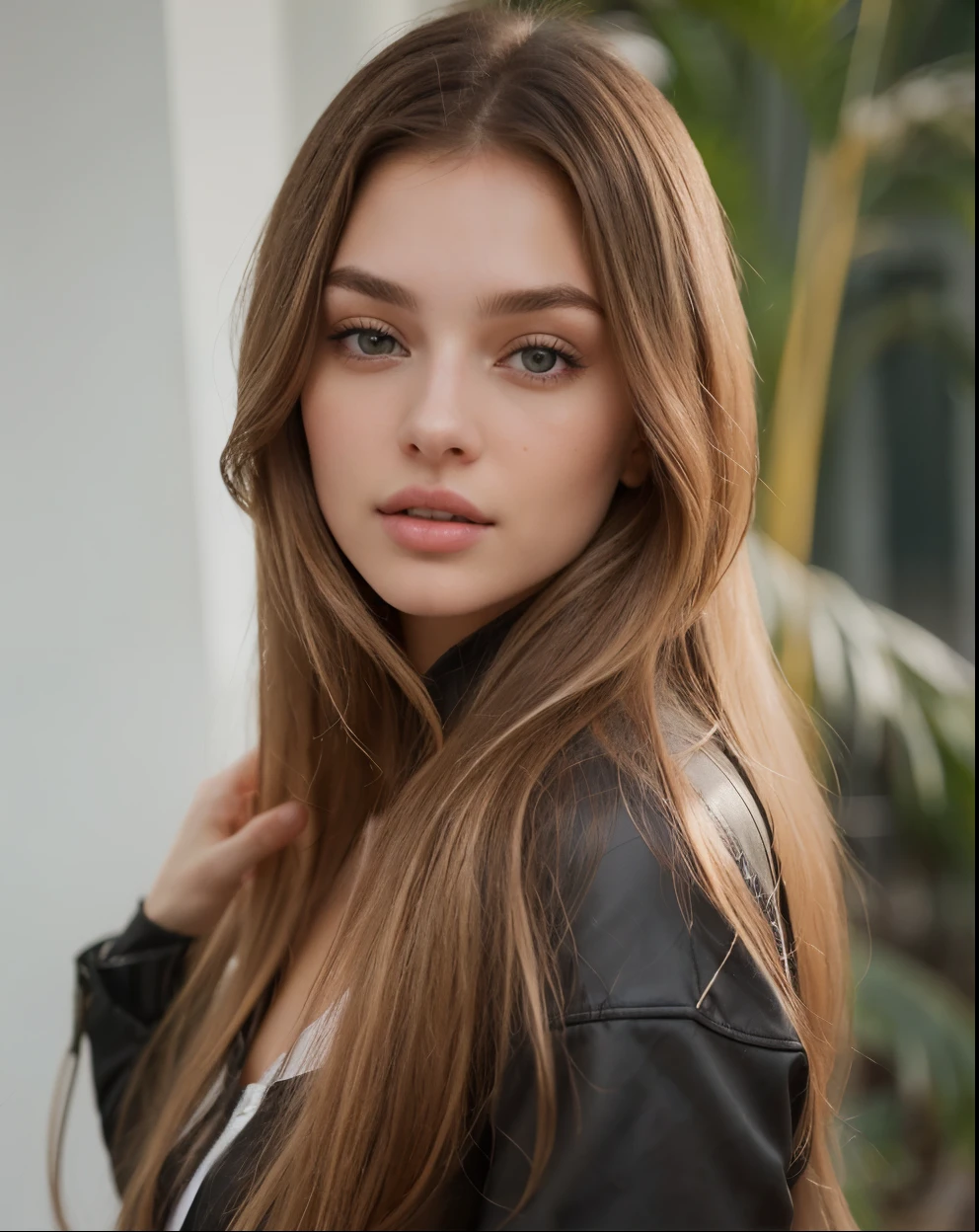 un primer plano de una mujer con cabello largo y una camisa negra, Anna Nikonova aka Newmilky, anastasia ovchinnikova, Dasha Taran, Retrato de Sophie Mudd, Angelina Stroganova, hermosa joven modelo, hermosa modelo girl, muy bonita modelo, muchacha atractiva, Victoria Gavrilenko, hermosa modelo, yelena belova, hermosa joven