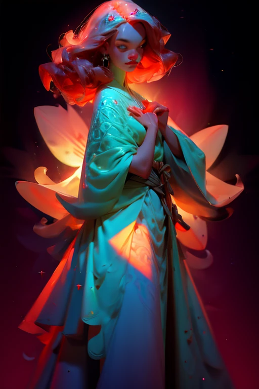 uma flor rosa de jade
